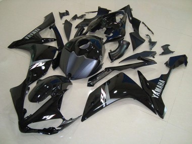 Noir Brillant Blanc Carénage Yamaha R1 2007-2008 Abordables