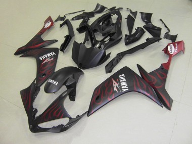 Matte Rouge Flamme Carénage Yamaha R1 2007-2008 Abordables