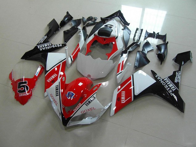 Rouge Blanc Décalque Carénage Yamaha R1 2007-2008 Rouge Blanc Décalque Carénage Yamaha R1 2007-2008