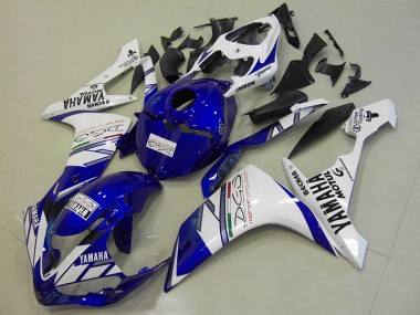Blanc Bleu Tri Colour Carénage Yamaha R1 2007-2008 Abordables