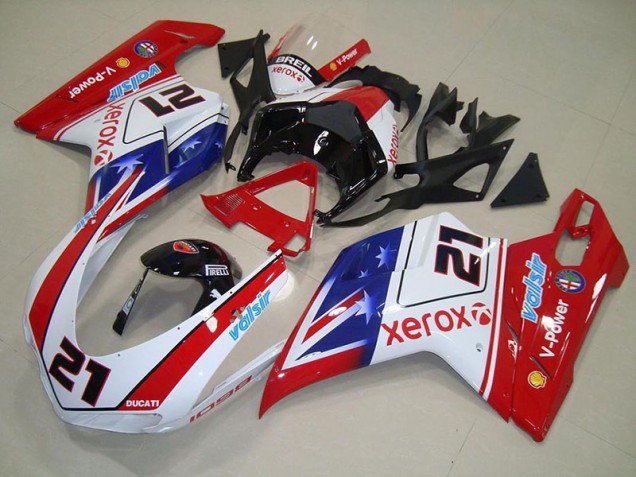 Xerox 21 Carénage Ducati 848 1098 1198 2007-2014 Xerox 21 Carénage Ducati 848 1098 1198 2007-2014