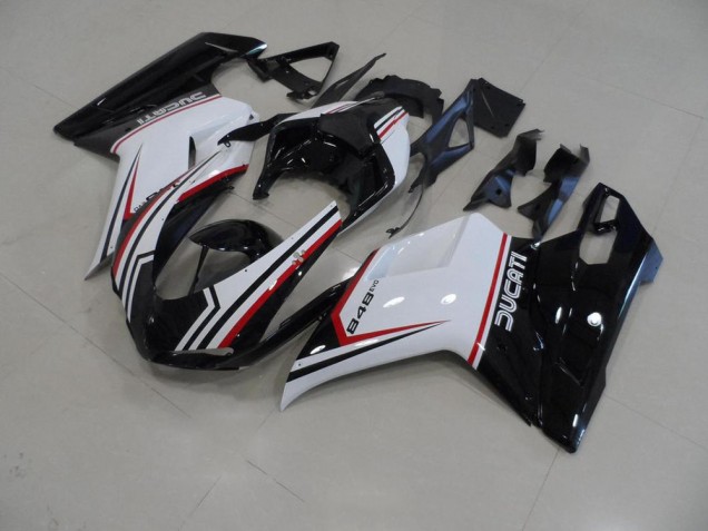 Noir Tricolore Carénage Ducati 848 1098 1198 2007-2014 Noir Tricolore Carénage Ducati 848 1098 1198 2007-2014