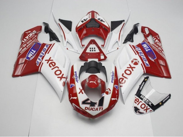 Style OEM Xerox avec 41 Carénage Ducati 848 1098 1198 2007-2014 Style OEM Xerox avec 41 Carénage Ducati 848 1098 1198 2007-2014