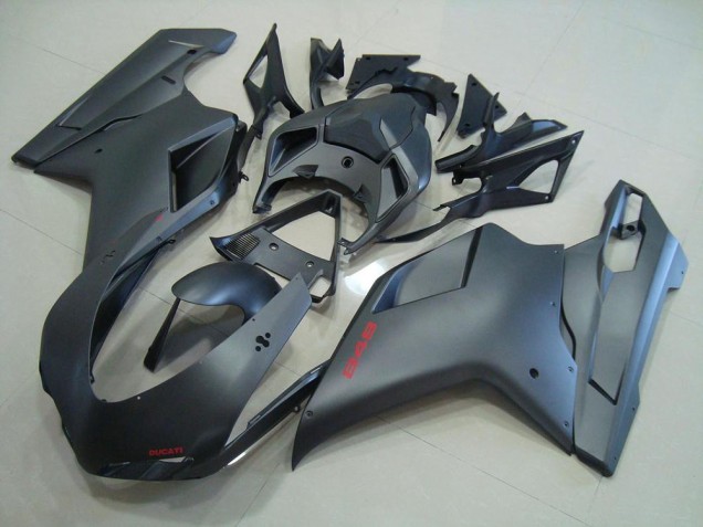 Noir Mat Carénage Ducati 848 1098 1198 2007-2014 Noir Mat Carénage Ducati 848 1098 1198 2007-2014