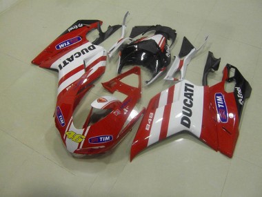 Rouge 46 Carénage Ducati 848 1098 1198 2007-2014 Abordables