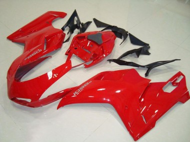 Rouge Original Carénage Ducati 848 1098 1198 2007-2014 Abordables