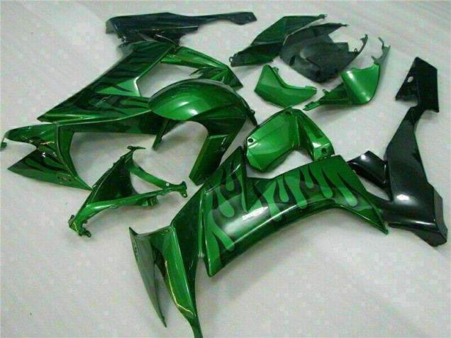 Vert Flamme Carénage Kawasaki ZX10R 2008-2010 Vert Flamme Carénage Kawasaki ZX10R 2008-2010