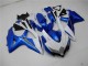 Blanc Bleu Carénages Suzuki GSXR 600 / 750 K8 2008-2010 Blanc Bleu Carénages Suzuki GSXR 600 / 750 K8 2008-2010