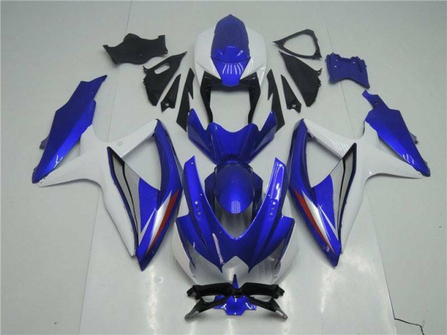 Bleu Blanc Carénage Suzuki GSXR 600 / 750 K8 2008-2010 Bleu Blanc Carénage Suzuki GSXR 600 / 750 K8 2008-2010