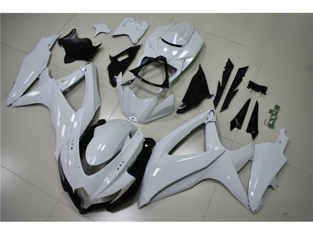 Brillant Blanc Carénage Suzuki GSXR 600 / 750 K8 2008-2010 Brillant Blanc Carénage Suzuki GSXR 600 / 750 K8 2008-2010