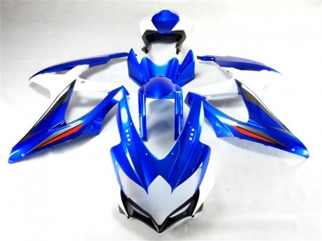 Bleu Blanc Carénages Suzuki GSXR 600 / 750 K8 2008-2010 Bleu Blanc Carénages Suzuki GSXR 600 / 750 K8 2008-2010
