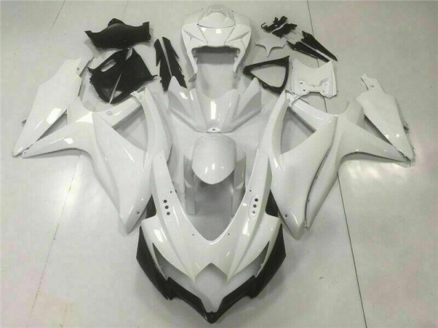 Blanc Carrosserie Suzuki GSXR 600 / 750 K8 2008-2010 Blanc Carrosserie Suzuki GSXR 600 / 750 K8 2008-2010