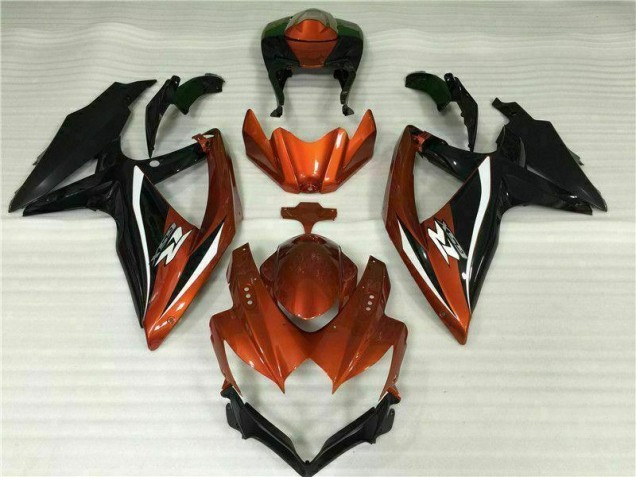 Rouge Noir Carénage Suzuki GSXR 600 / 750 K8 2008-2010 Rouge Noir Carénage Suzuki GSXR 600 / 750 K8 2008-2010