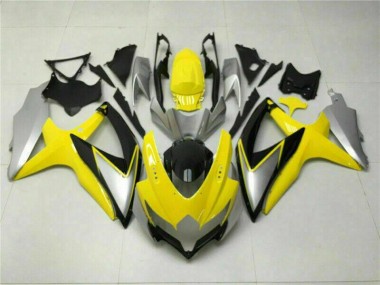 Jaune Carénage Suzuki GSXR 600 / 750 K8 2008-2010 Abordables