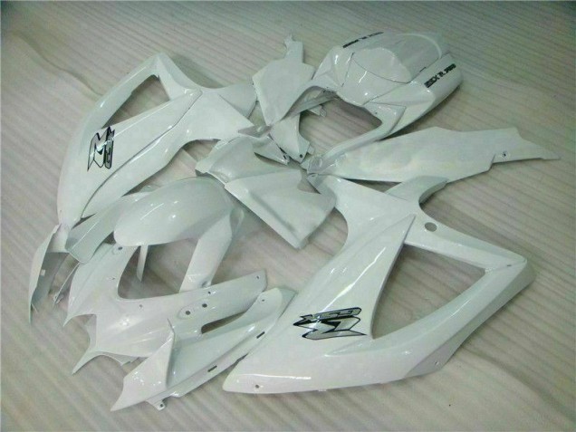 Blanc Carénages Suzuki GSXR 600 / 750 K8 2008-2010 Blanc Carénages Suzuki GSXR 600 / 750 K8 2008-2010
