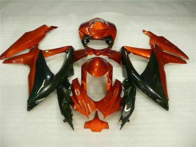 Rouge Noir Carénages Suzuki GSXR 600 / 750 K8 2008-2010 Rouge Noir Carénages Suzuki GSXR 600 / 750 K8 2008-2010