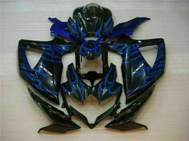 Bleu Noir Carénages Suzuki GSXR 600 / 750 K8 2008-2010 Bleu Noir Carénages Suzuki GSXR 600 / 750 K8 2008-2010