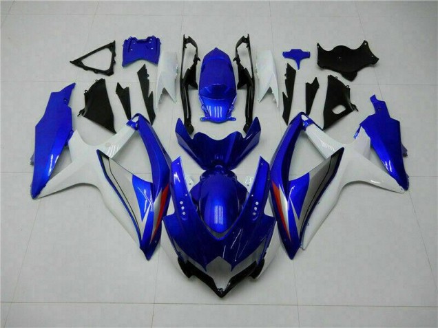 Bleu Blanc Carrosserie Suzuki GSXR 600 / 750 K8 2008-2010 Bleu Blanc Carrosserie Suzuki GSXR 600 / 750 K8 2008-2010
