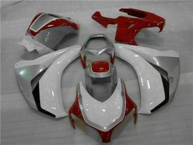 Rouge Blanc Kit Carénages & Plastique Honda CBR 1000 RR 2008-2011 Abordables