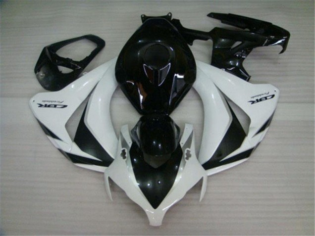 Noir Blanc Carénages Honda CBR 1000 RR 2008-2011 Noir Blanc Carénages Honda CBR 1000 RR 2008-2011