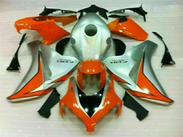 Argent Orange Carénage Honda CBR 1000 RR 2008-2011 Argent Orange Carénage Honda CBR 1000 RR 2008-2011
