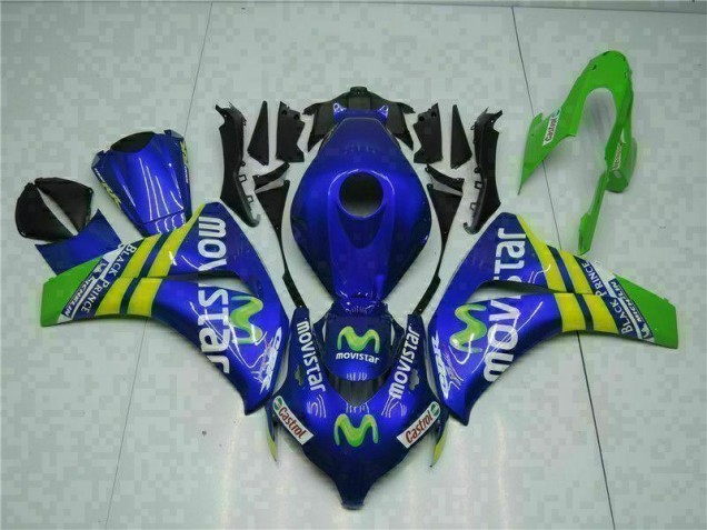 Vert Bleu Carénage Honda CBR 1000 RR 2008-2011 Vert Bleu Carénage Honda CBR 1000 RR 2008-2011