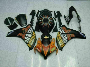 Orange Noir Carénage Honda CBR 1000 RR 2008-2011 Abordables