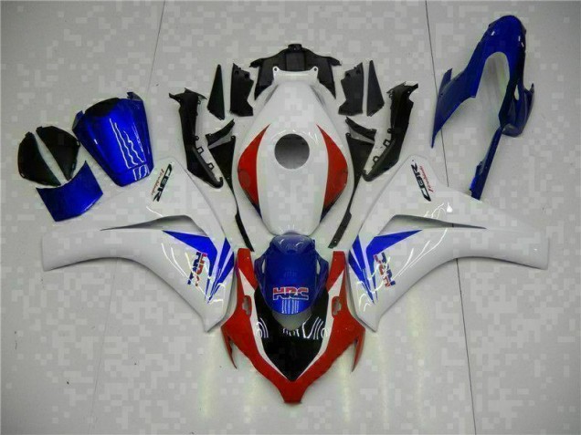 Blanc Bleu Carénage Honda CBR 1000 RR 2008-2011 Blanc Bleu Carénage Honda CBR 1000 RR 2008-2011