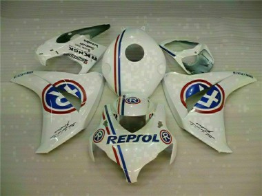 Blanc Bleu Repsol Carénage Honda CBR 1000 RR 2008-2011 Abordables