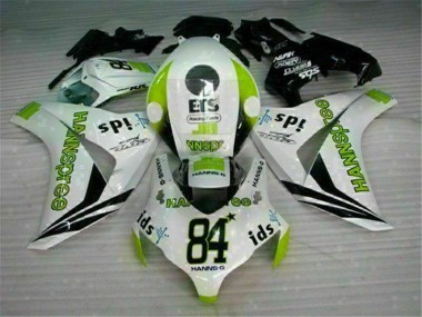 Blanc Vert Hannspree 84 Carénage Honda CBR 1000 RR 2008-2011 Abordables