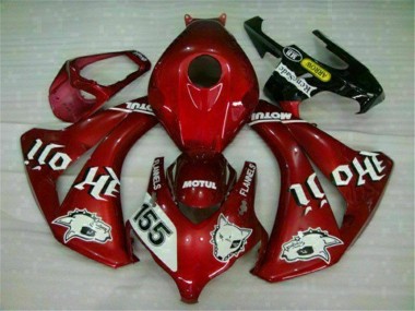 Rouge Carénages Honda CBR 1000 RR 2008-2011 Abordables