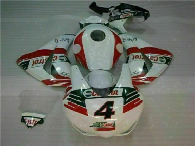 Blanc Castrol 4 Carénage Honda CBR 1000 RR 2008-2011 Abordables