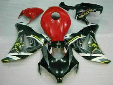 Rouge Noir Carénage Honda CBR 1000 RR 2008-2011 Abordables