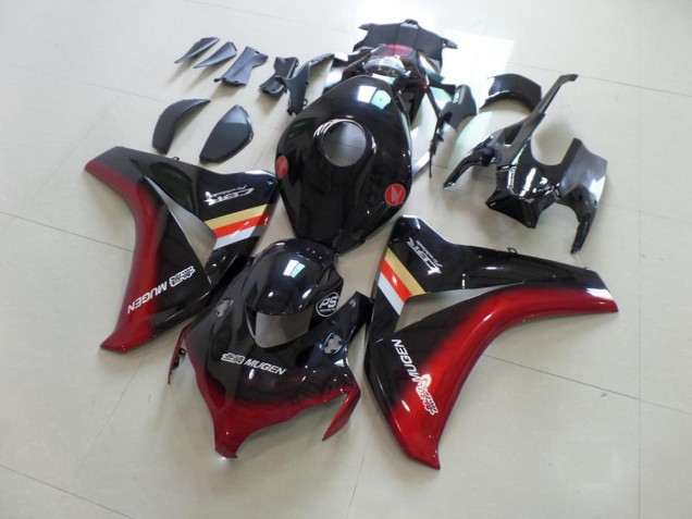 Noir Rouge Mugen Carénage Honda CBR 1000 RR 2008-2011 Noir Rouge Mugen Carénage Honda CBR 1000 RR 2008-2011