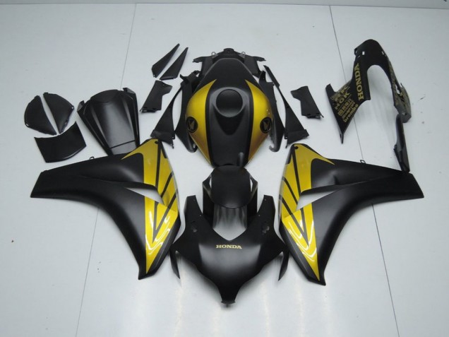 Noir Mat et Or Carénage Honda CBR 1000 RR 2008-2011