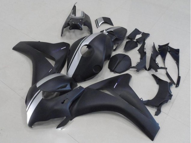 Noir Mat et Argent Carénage Honda CBR 1000 RR 2008-2011 Noir Mat et Argent Carénage Honda CBR 1000 RR 2008-2011