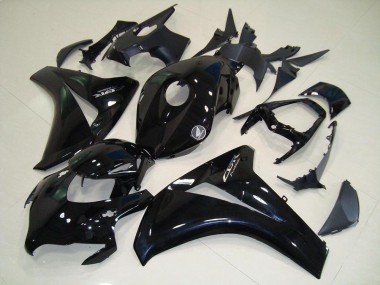 Noir Brillant Chrome Décalque Carénage Honda CBR 1000 RR 2008-2011 Abordables