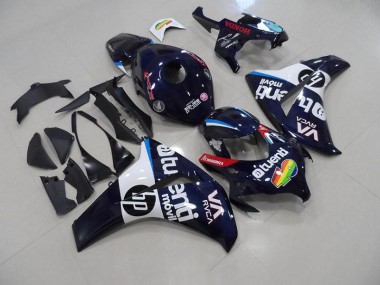 Bleu Foncé HP Carénage Honda CBR 1000 RR 2008-2011 Abordables