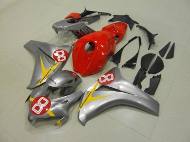 Argent Rouge 8 Carénage Honda CBR 1000 RR 2008-2011 Abordables