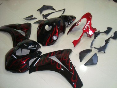 Rouge Flamme Courses Carénage Honda CBR 1000 RR 2008-2011 Abordables