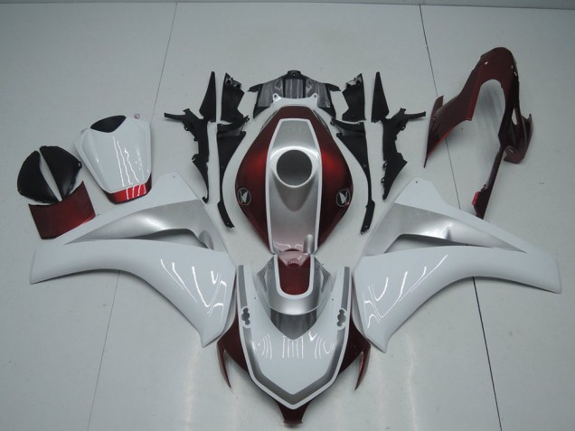 Rouge Blanc et Argent Carénage Honda CBR 1000 RR 2008-2011 Rouge Blanc et Argent Carénage Honda CBR 1000 RR 2008-2011