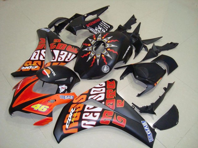 Rossi Noir Mat Carénage Honda CBR 1000 RR 2008-2011