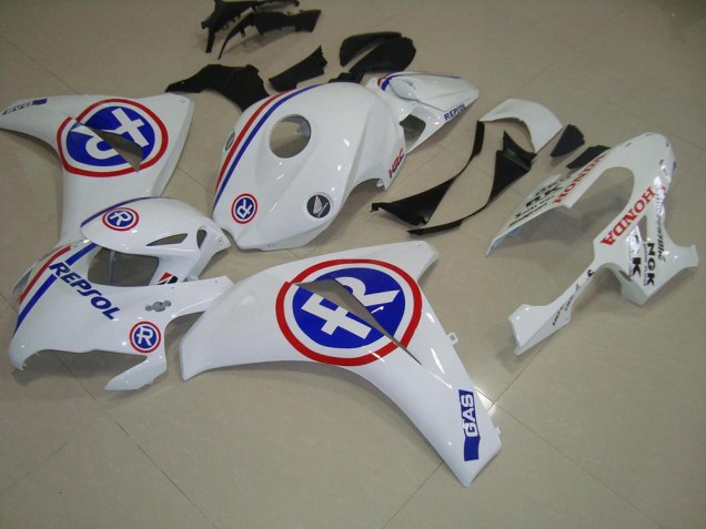 Blanc Repsol Carénage Honda CBR 1000 RR 2008-2011 Blanc Repsol Carénage Honda CBR 1000 RR 2008-2011