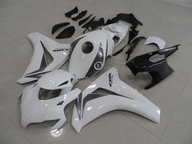 Blanc et Gris Carénage Honda CBR 1000 RR 2008-2011 Abordables