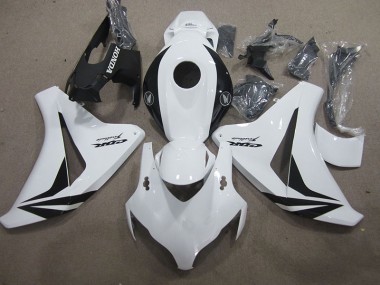 Blanc Noir Fireblade Carénage Honda CBR 1000 RR 2008-2011 Abordables