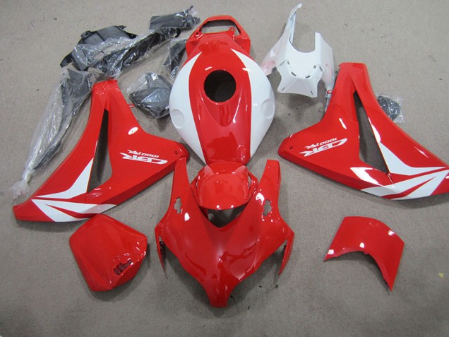 Rouge Blanc Fireblade Carénage Honda CBR 1000 RR 2008-2011 Rouge Blanc Fireblade Carénage Honda CBR 1000 RR 2008-2011