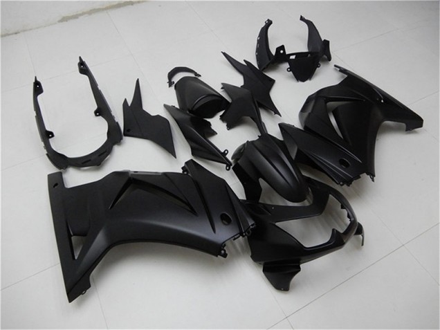 Noir Mat Carénage Kawasaki EX250 2008-2012 Noir Mat Carénage Kawasaki EX250 2008-2012