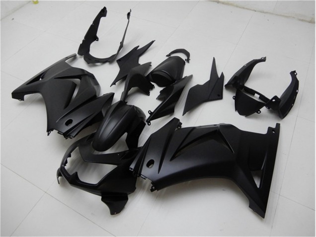 Noir Mat Carénage Kawasaki EX250 2008-2012 Noir Mat Carénage Kawasaki EX250 2008-2012