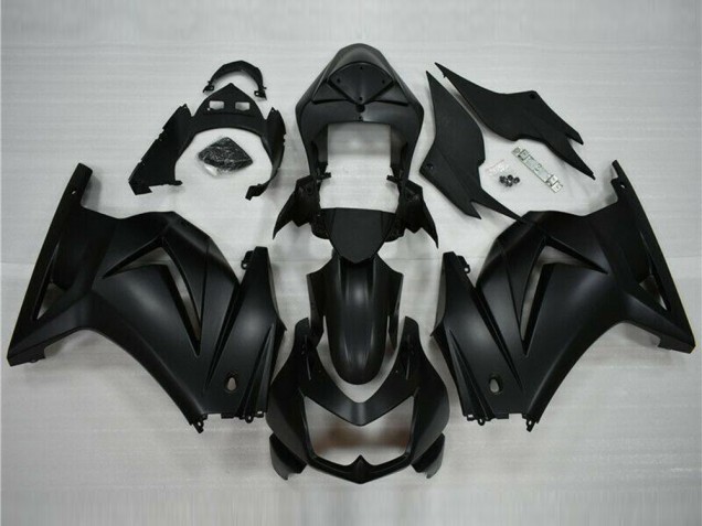 Noir Mat Carénage Kawasaki EX250 2008-2012 Noir Mat Carénage Kawasaki EX250 2008-2012