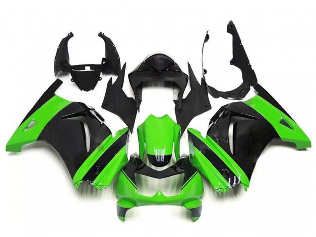 Vert Noir Carénages Kawasaki EX250 2008-2012